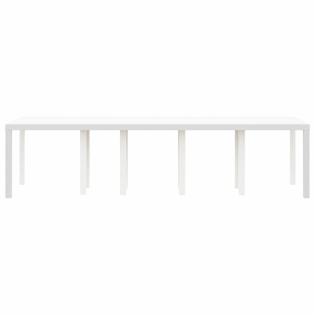 Mesa De Jardín 300 X 100 X 73 Cm Ratán Sintético
