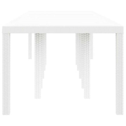 Mesa De Jardín 350 X 100 X 74 Cm Ratán Sintético