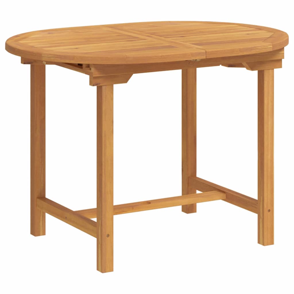 Conjunto De Comedor De Jardín 7 Pcs Marrón