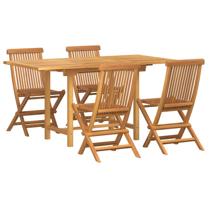 Conjunto De Comedor De Jardín 7 Pcs Marrón