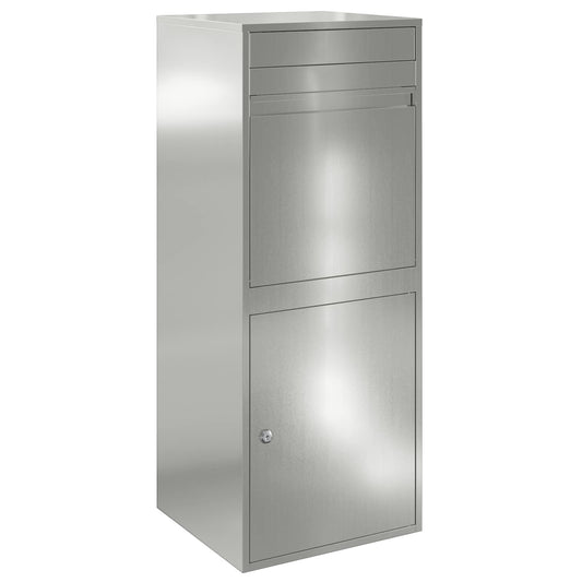 Caja De Entrega De Paquetes Plateado 41 X 38 X 103 Cm