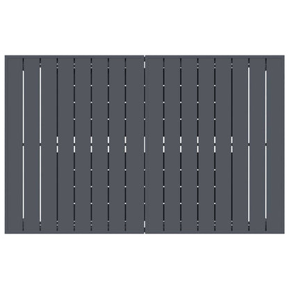 Mesa De Cena Exterior Plegable Antracita 210 X 90 X 73 Cm Acero