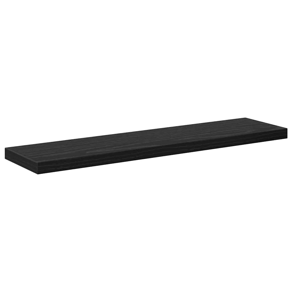 Tablero De Estantería 4 Pcs Negro