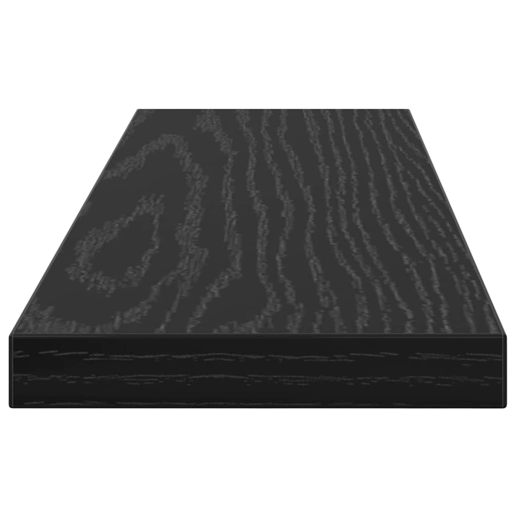 Tablero De Estantería 4 Pcs Negro