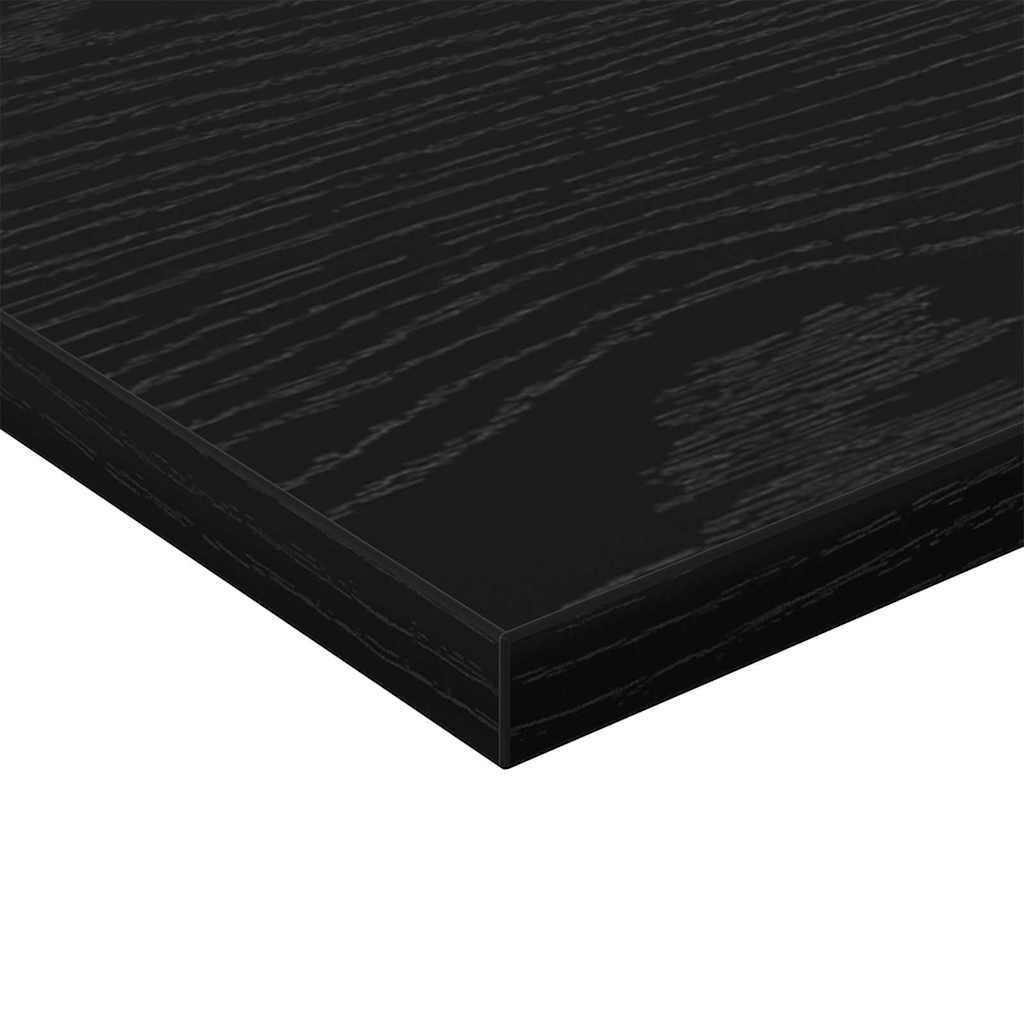 Tablero De Estantería 4 Pcs Negro