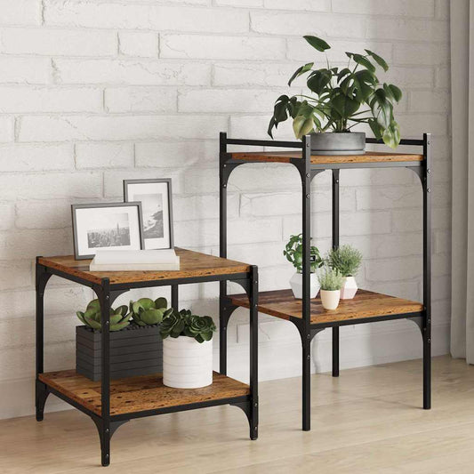 Tablero De Estantería 4 Pcs Marrón