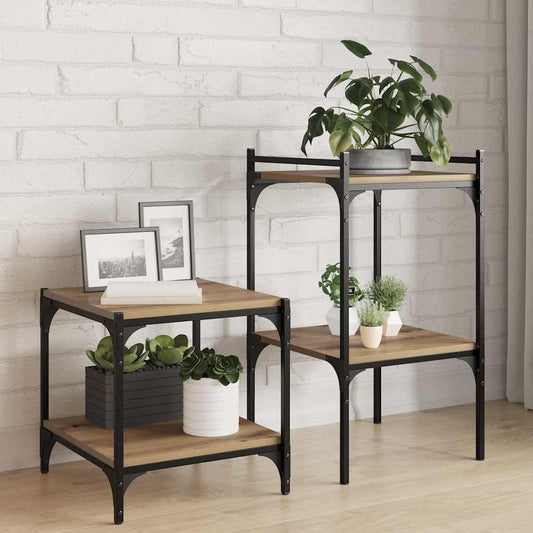 Tablero De Estantería 4 Pcs Marrón