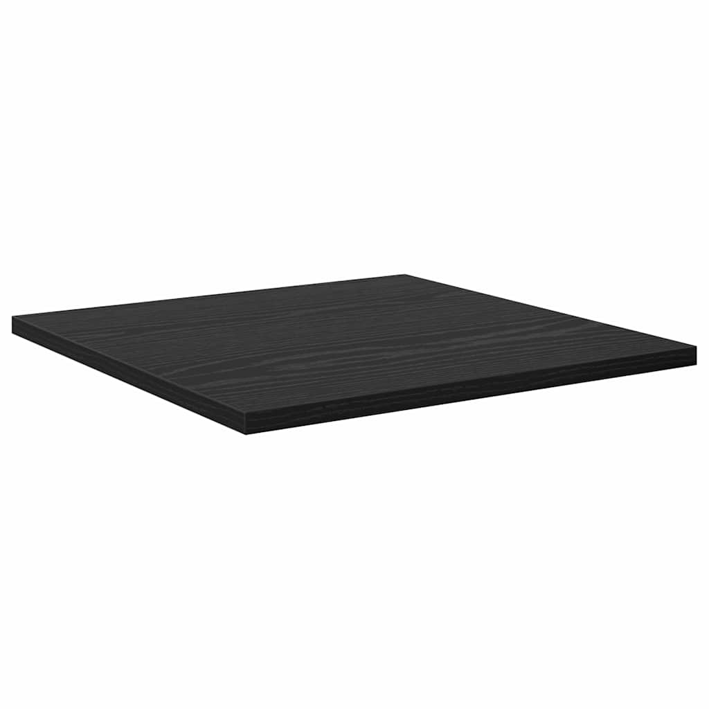 Tablero De Estantería 4 Pcs Negro
