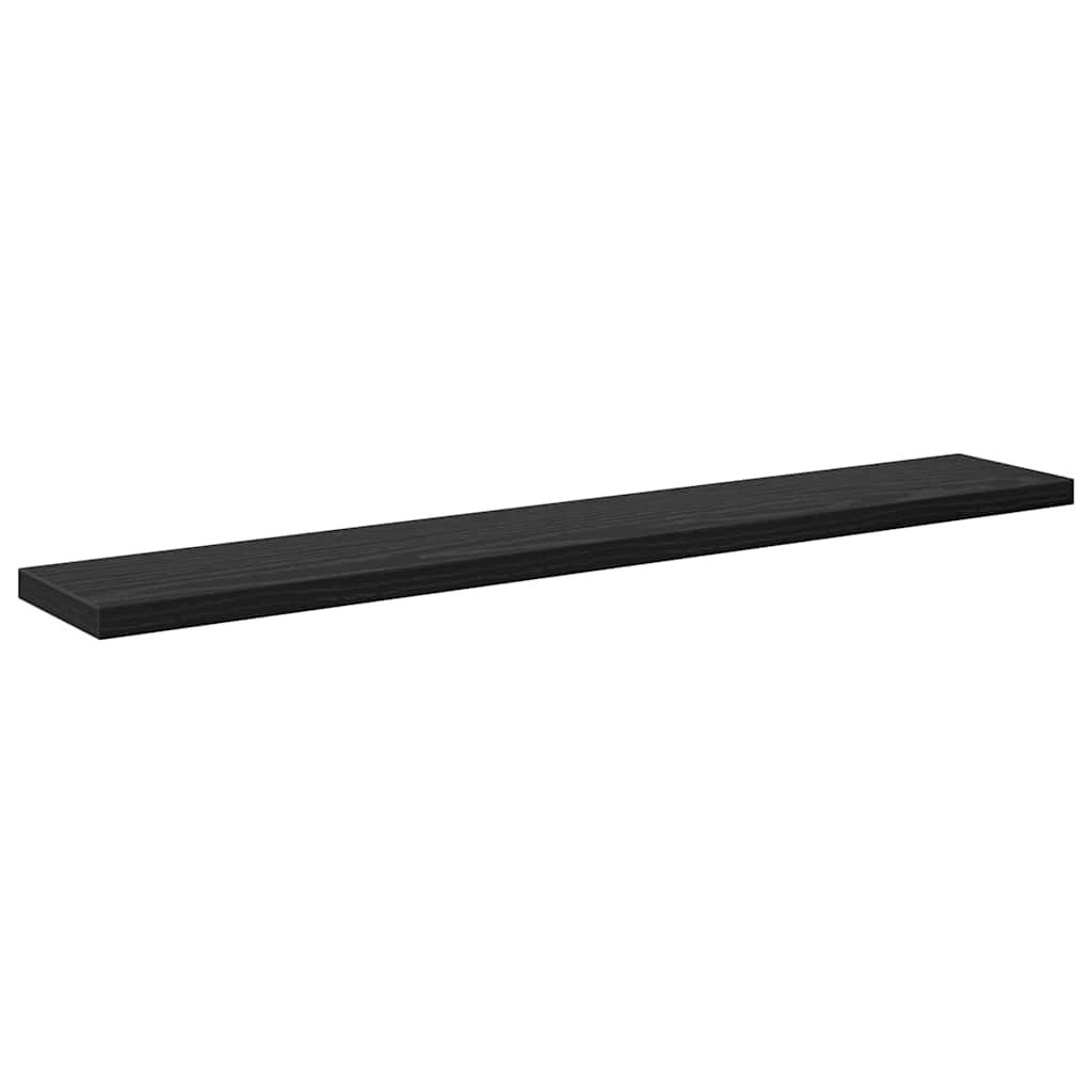 Tablero De Estantería 4 Pcs Negro