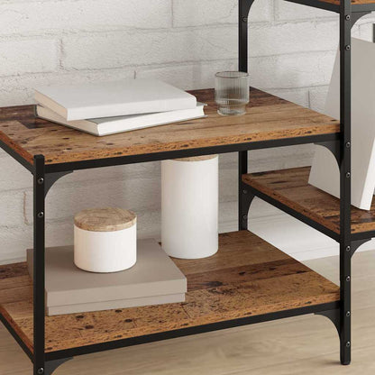 Tablero De Estantería 4 Pcs Marrón