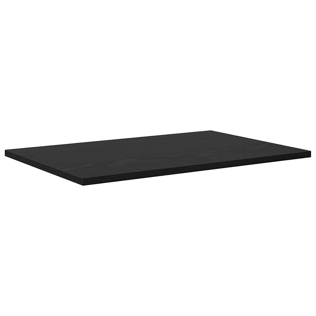 Tablero De Estantería 4 Pcs Negro