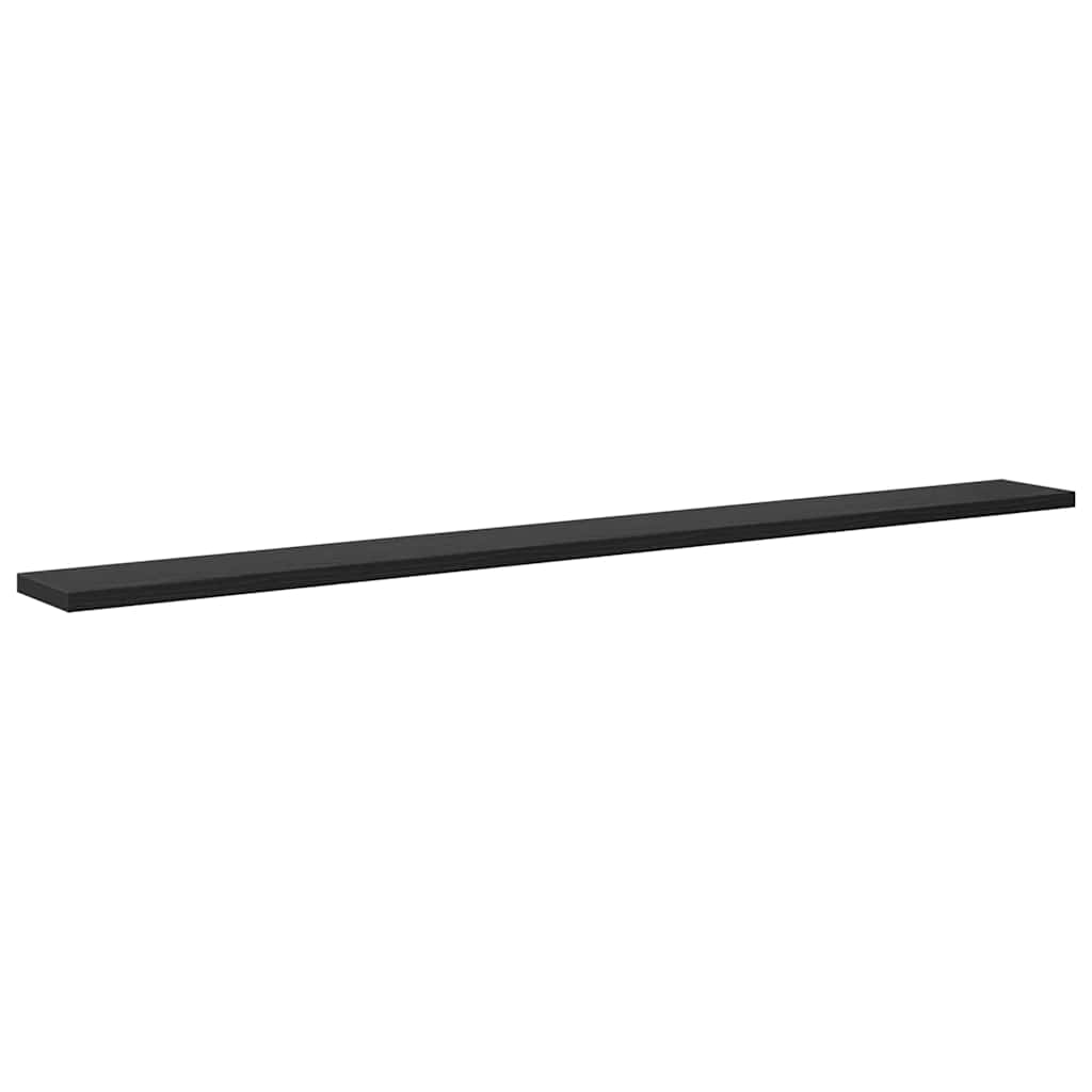 Tablero De Estantería 4 Pcs Negro