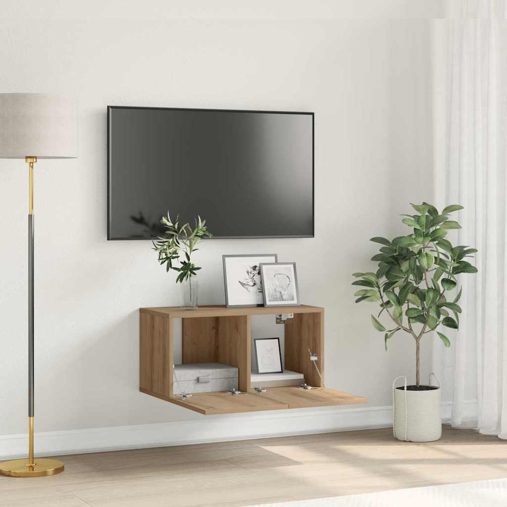 Conjunto De Mueble De Tv Marrón 60 X 30 X 30 Cm