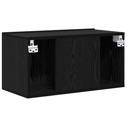 Conjunto De Mueble De Tv 2 Pcs Negro 60 X 30 X 30 Cm