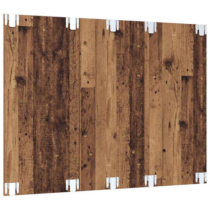 Conjunto De Mueble De Tv Madera Envejecida 120 X 23,5 X 90 Cm
