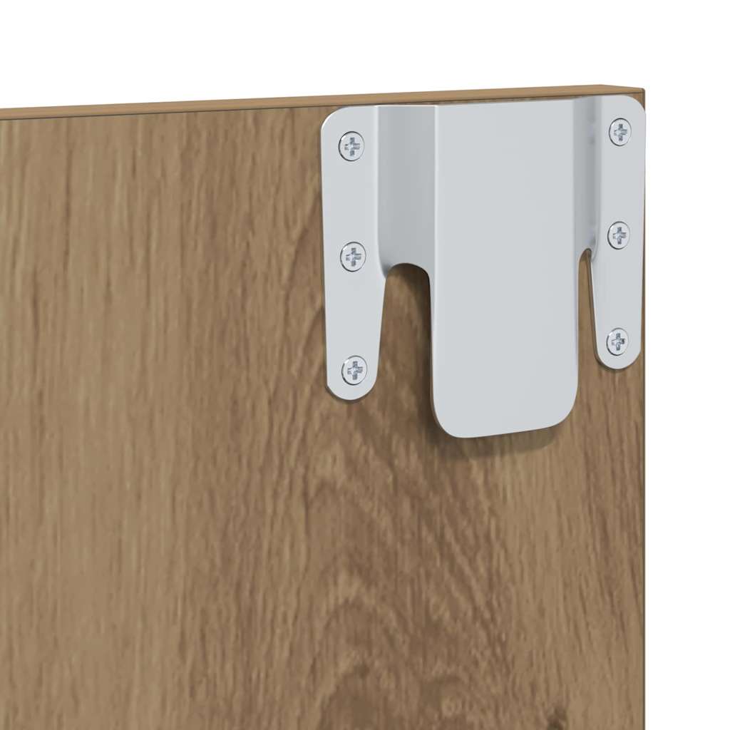 Conjunto De Mueble De Tv Roble Artesanal 120 X 23,5 X 90 Cm