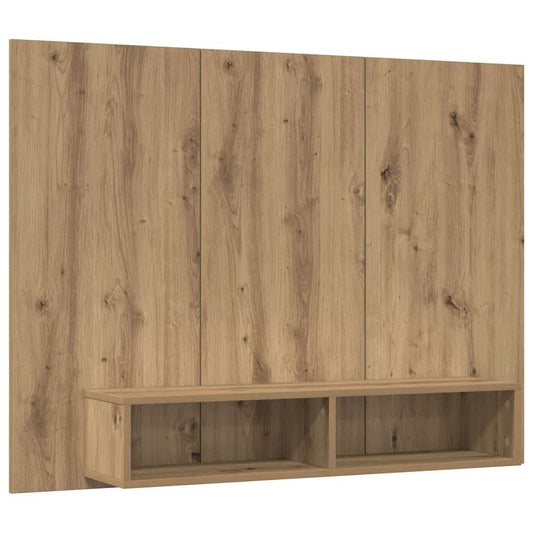 Conjunto De Mueble De Tv Roble Artesanal 120 X 23,5 X 90 Cm