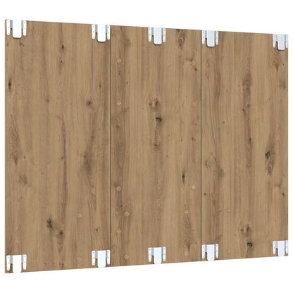 Conjunto De Mueble De Tv Roble Artesanal 120 X 23,5 X 90 Cm