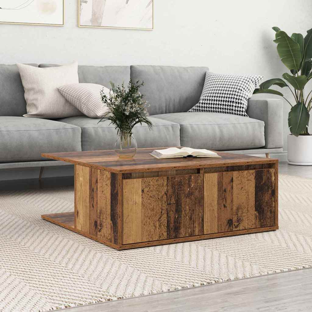 Mesa De Centro Madera Contrachapada 80X80X31 Cm