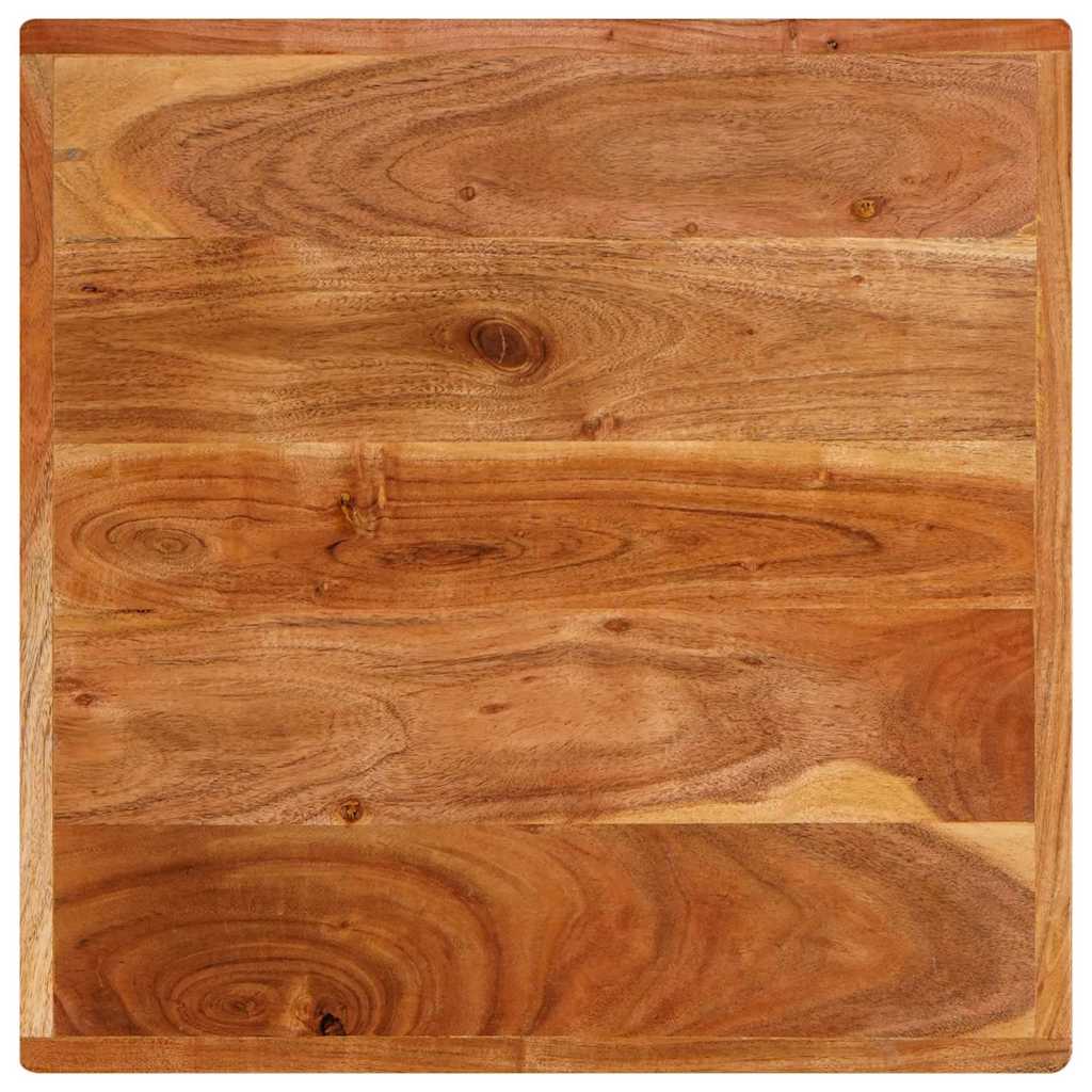 Mesa De Bistró Madera De Acacia Sólida Marrón