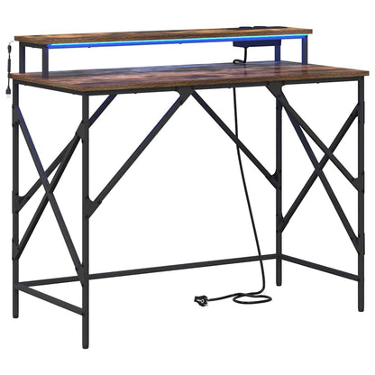 Escritorio Con Estante 100 X 50 X 86,5 Cm