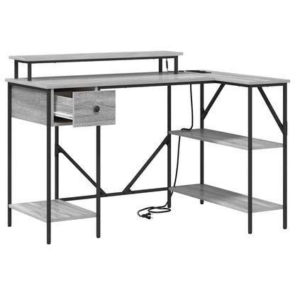 Escritorio 120 X 79 X 86,5 Cm Madera De Ingeniería