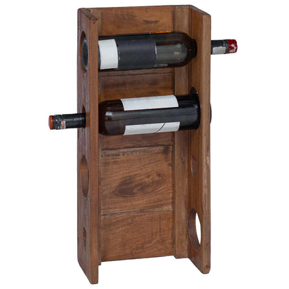Estante Marrón 24 X 13 X 54 Cm Madera De Caoba Sólida