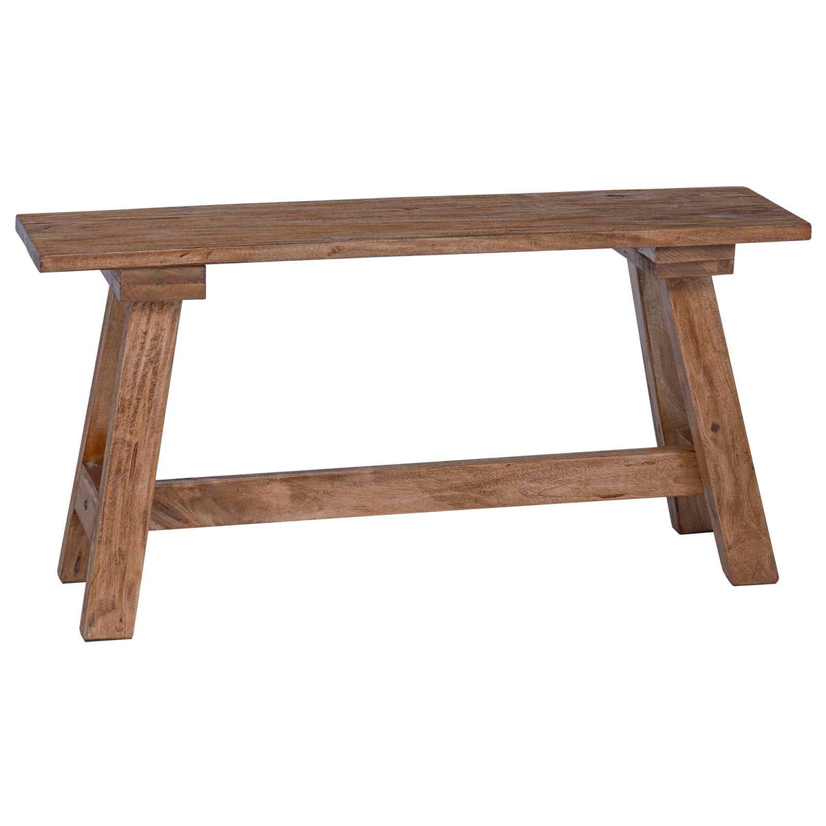 Banco Natural Madera Maciza De Caoba