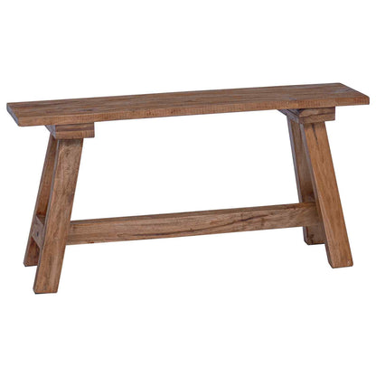 Banco Natural Madera Maciza De Caoba