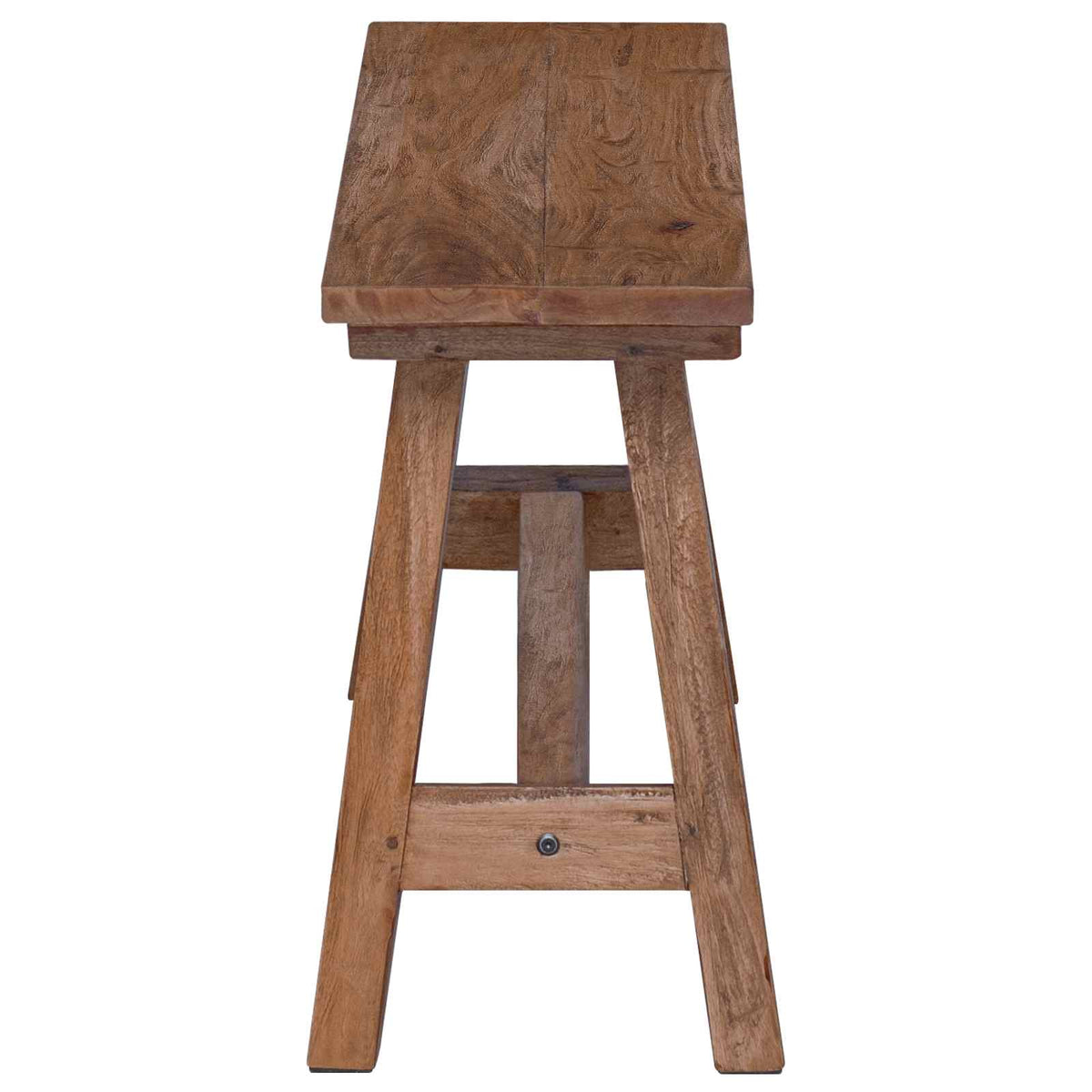 Banco Natural Madera Maciza De Caoba