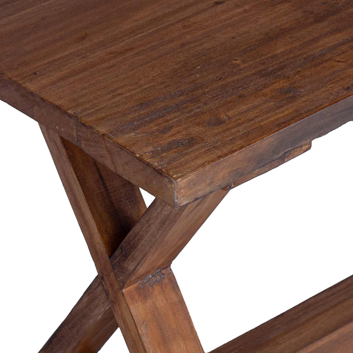 Banco Natural 85 X 35 X 46 Cm Madera Maciza Recuperada