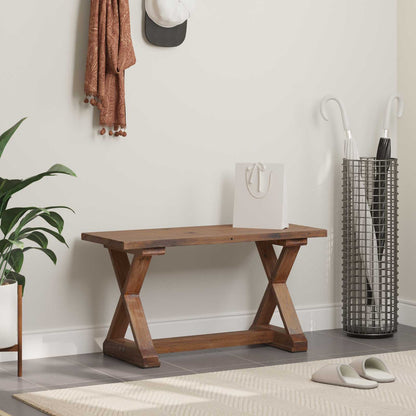Banco Natural 85 X 35 X 46 Cm Madera Maciza Recuperada