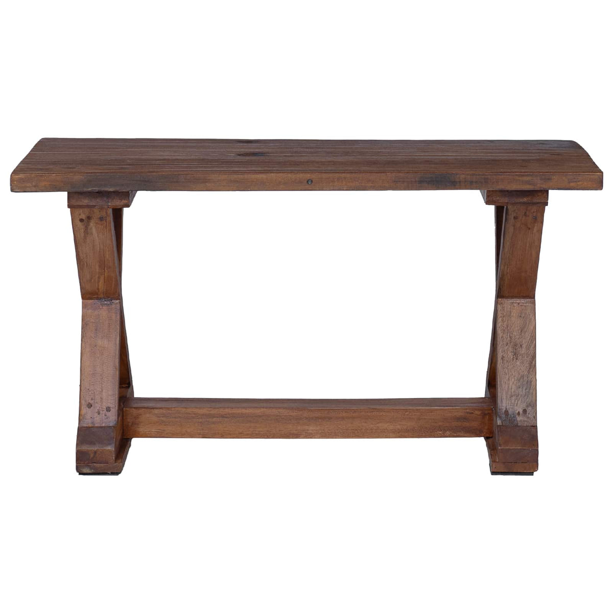 Banco Natural 85 X 35 X 46 Cm Madera Maciza Recuperada