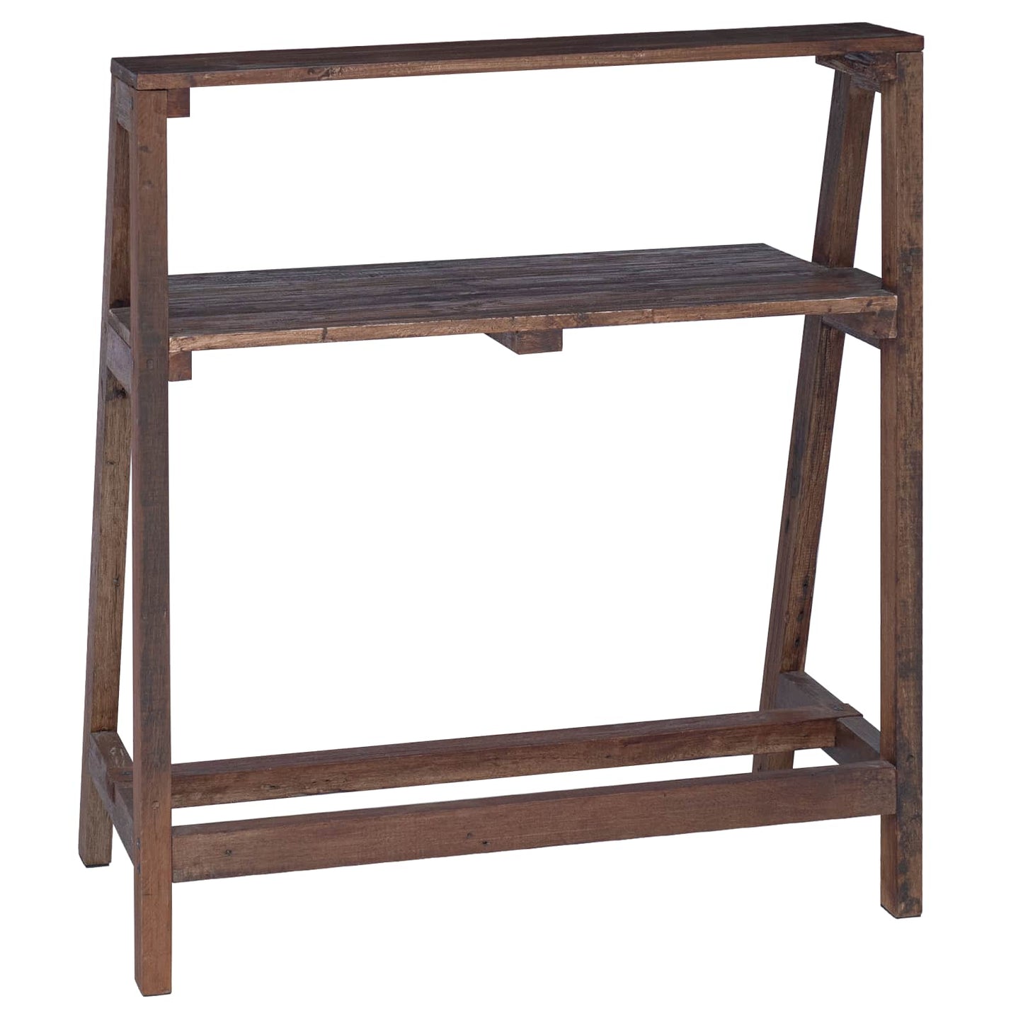 Escritorio Marrón 90 X 50 X 103 Cm Madera Sólida Recuperada