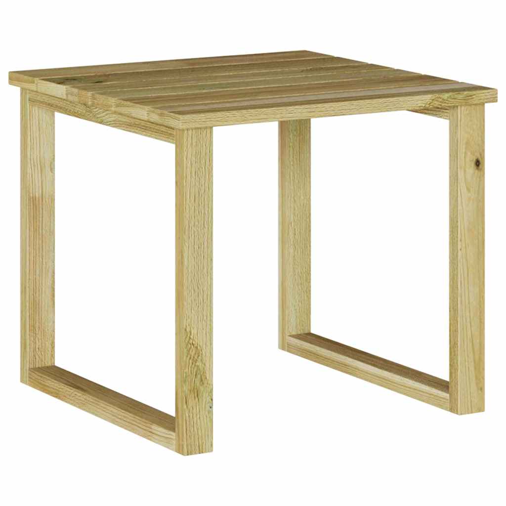 Mesa Natural 40 X 40 X 36 Cm Madera De Pino Impregnada