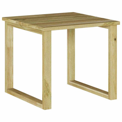 Mesa Natural 40 X 40 X 36 Cm Madera De Pino Impregnada