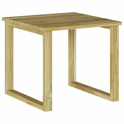 Mesa Natural 40 X 40 X 36 Cm Madera De Pino Impregnada