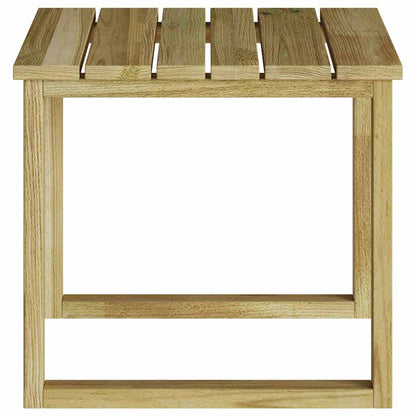 Mesa Natural 40 X 40 X 36 Cm Madera De Pino Impregnada