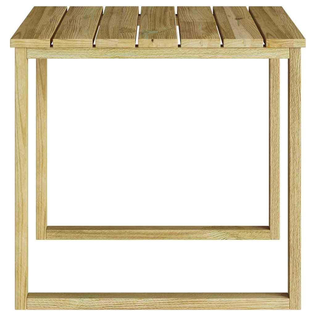 Mesa Natural 50,5 X 50 X 46 Cm Madera De Pino Impregnada