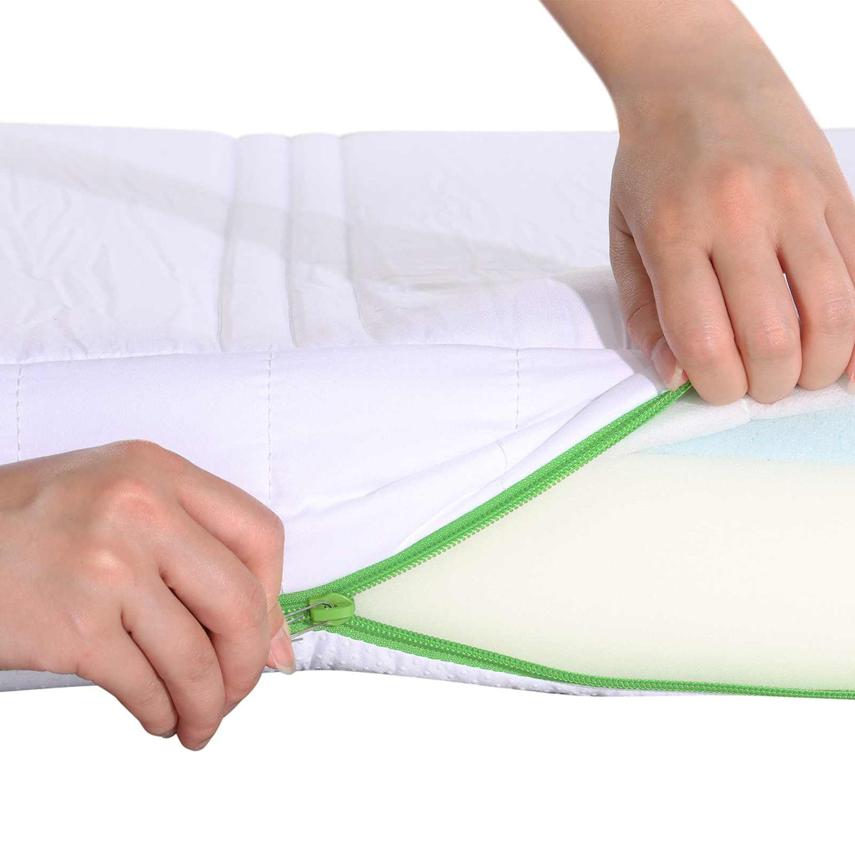 Colchón De Espuma Extendible 80 X 200 Cm Blanco