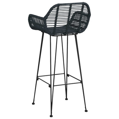 Silla De Bar 2 Uds. Ratan E Hierro