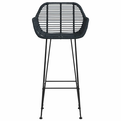 Silla De Bar 2 Uds. Ratan E Hierro