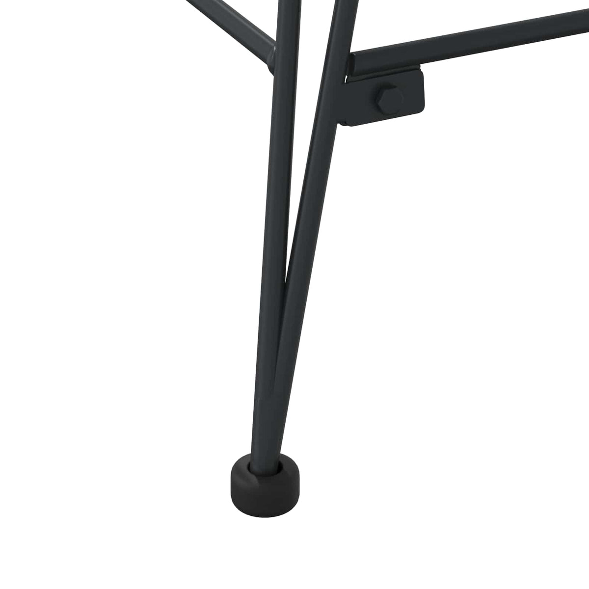 Silla De Comedor 2 Uds. Ratan E Hierro 57 X 55 X 85 Cm