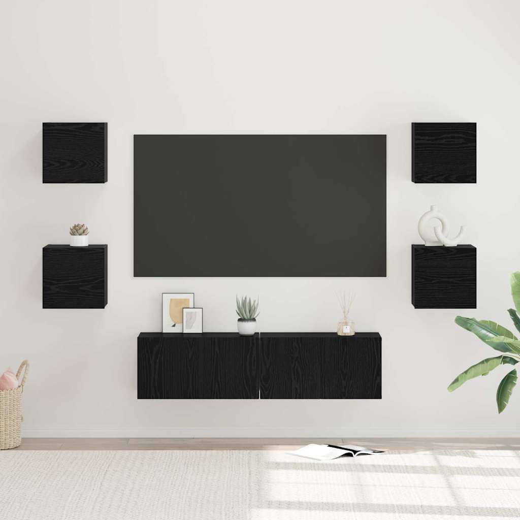 Conjunto De Mueble De Tv 7 Pcs