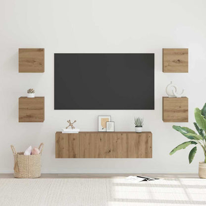 Conjunto De Mueble De Tv 7 Pcs
