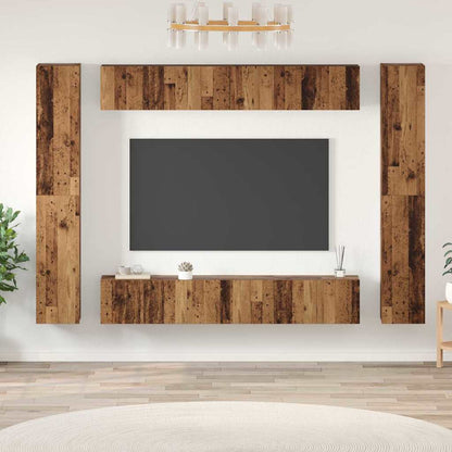 Conjunto De Mueble De Tv 10 Pcs