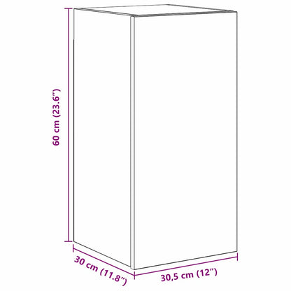 Conjunto De Mueble De Tv 7 Pcs Madera De Ingeniería
