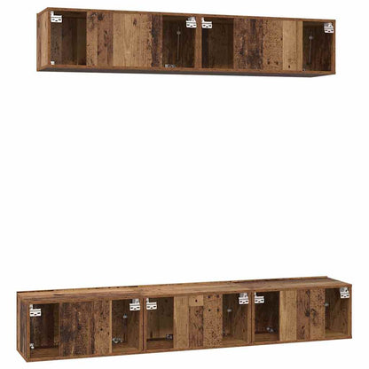 Conjunto De Mueble De Tv 5 Pcs