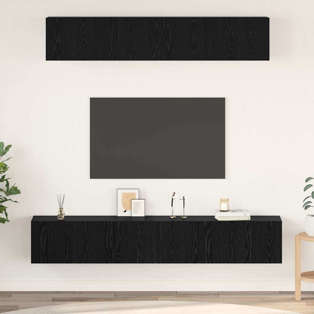 Conjunto De Mueble De Tv 5 Pcs