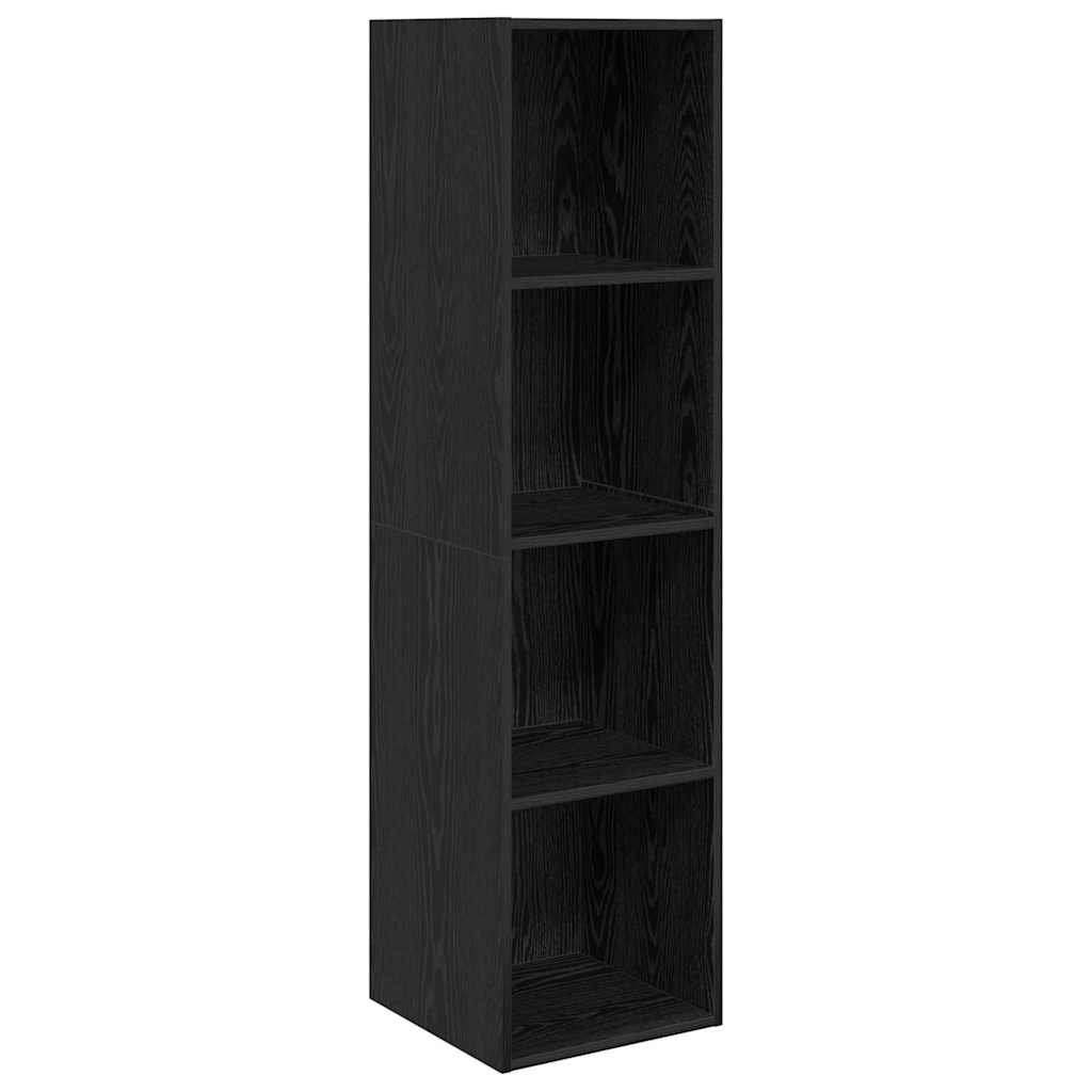 Conjunto De Mueble De Tv 4 Pcs Madera De Ingeniería
